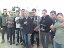 Wizyta gimnazjalistów z Dąbrowy Chełmińskiej